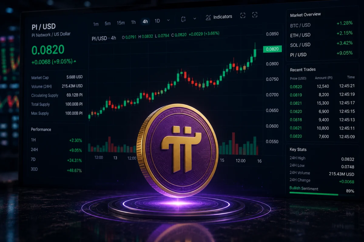 Pi Network (PI) Shows Signs of Life: Can the Community-Driven Token Break Its Bearish Streak?