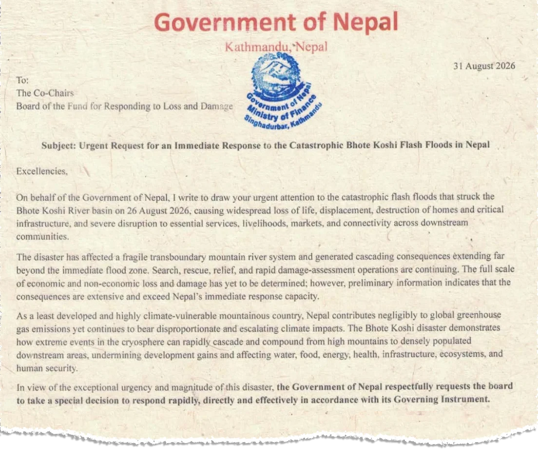 A Litmus Test for Climate Justice: Nepal’s Desperate Plea to the UN’s Loss and Damage Fund