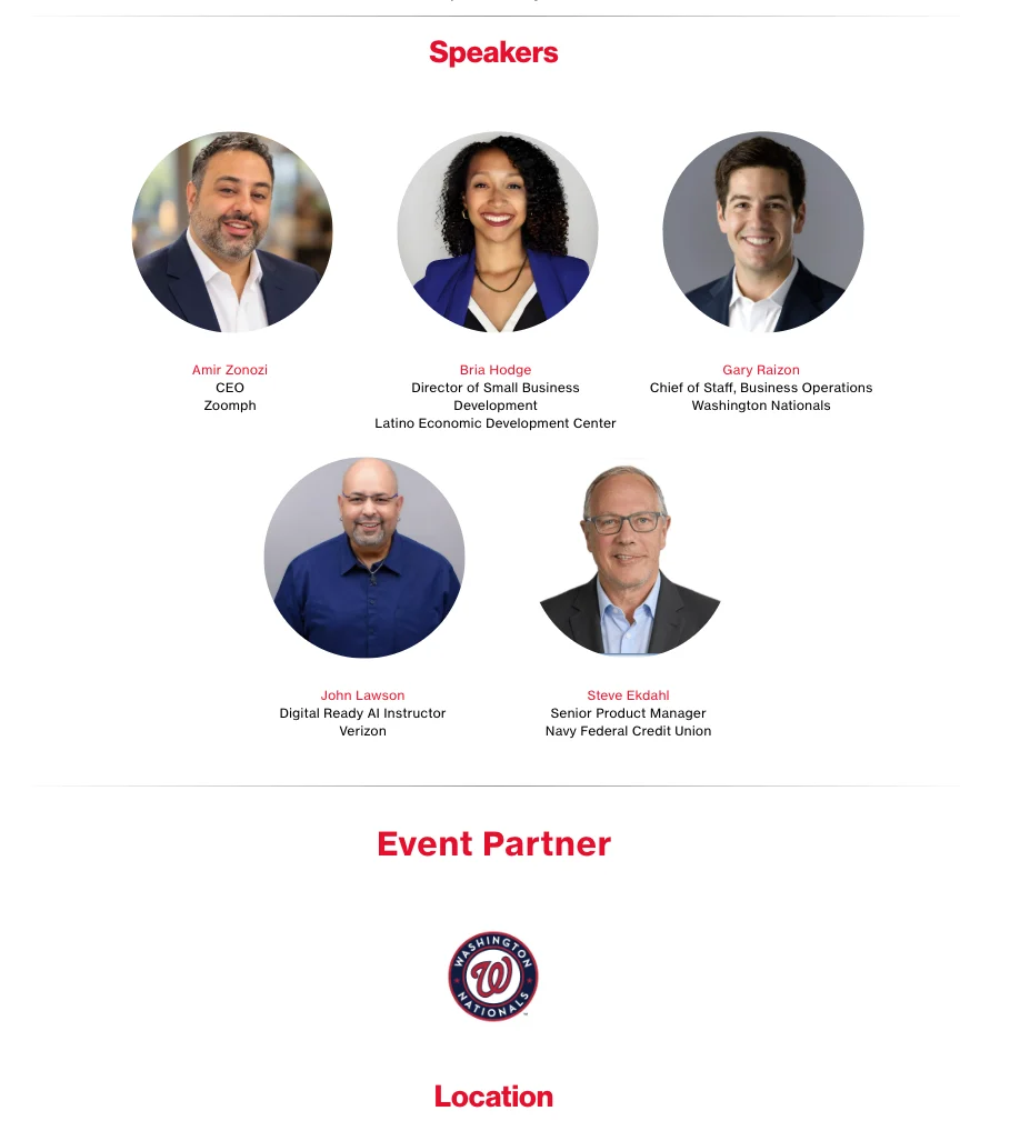 Elevating DMV Enterprises: Verizon and the Washington Nationals Unveil AI Empowerment Seminar
