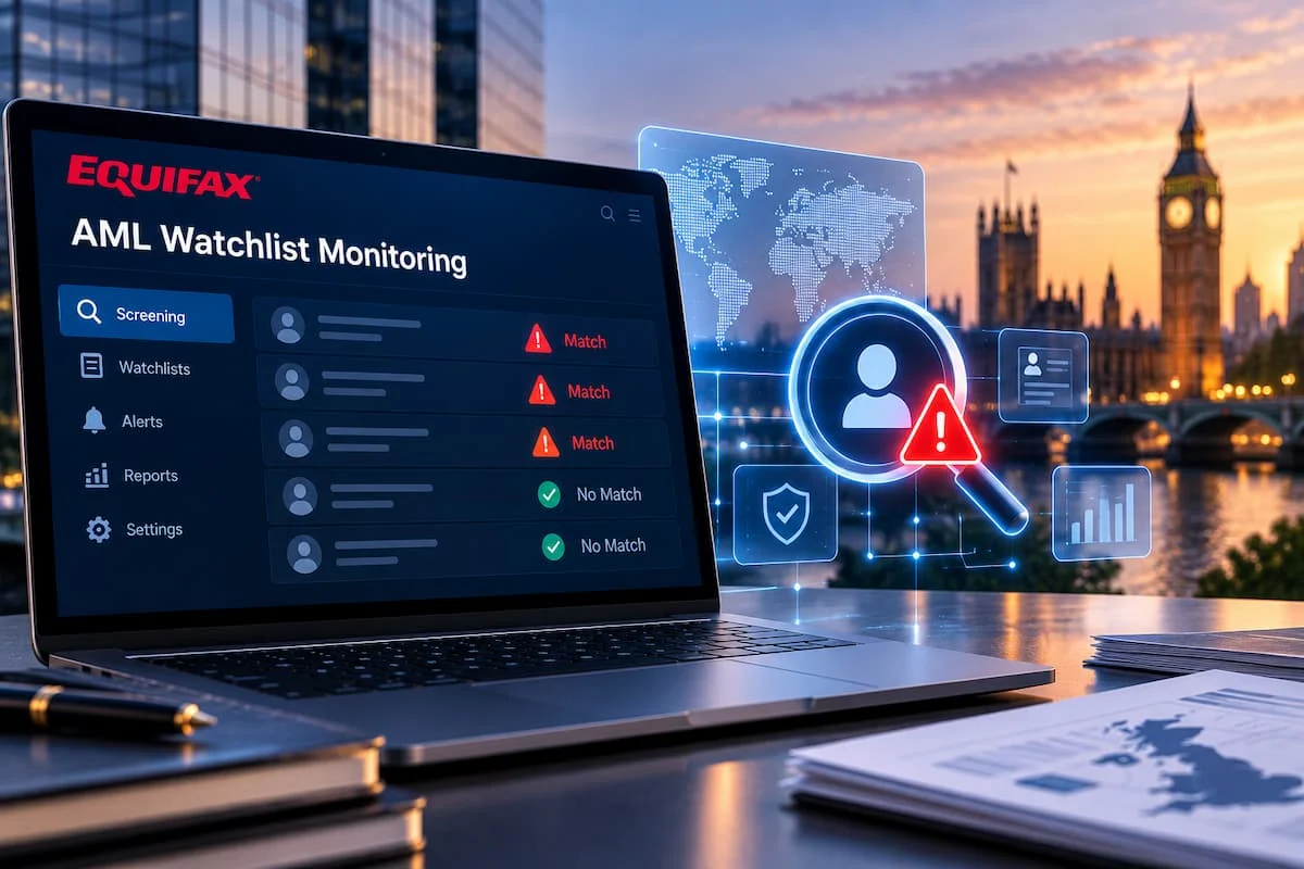 Equifax UK Streamlines AML Compliance with New Real-Time Watchlist Monitoring Solution
